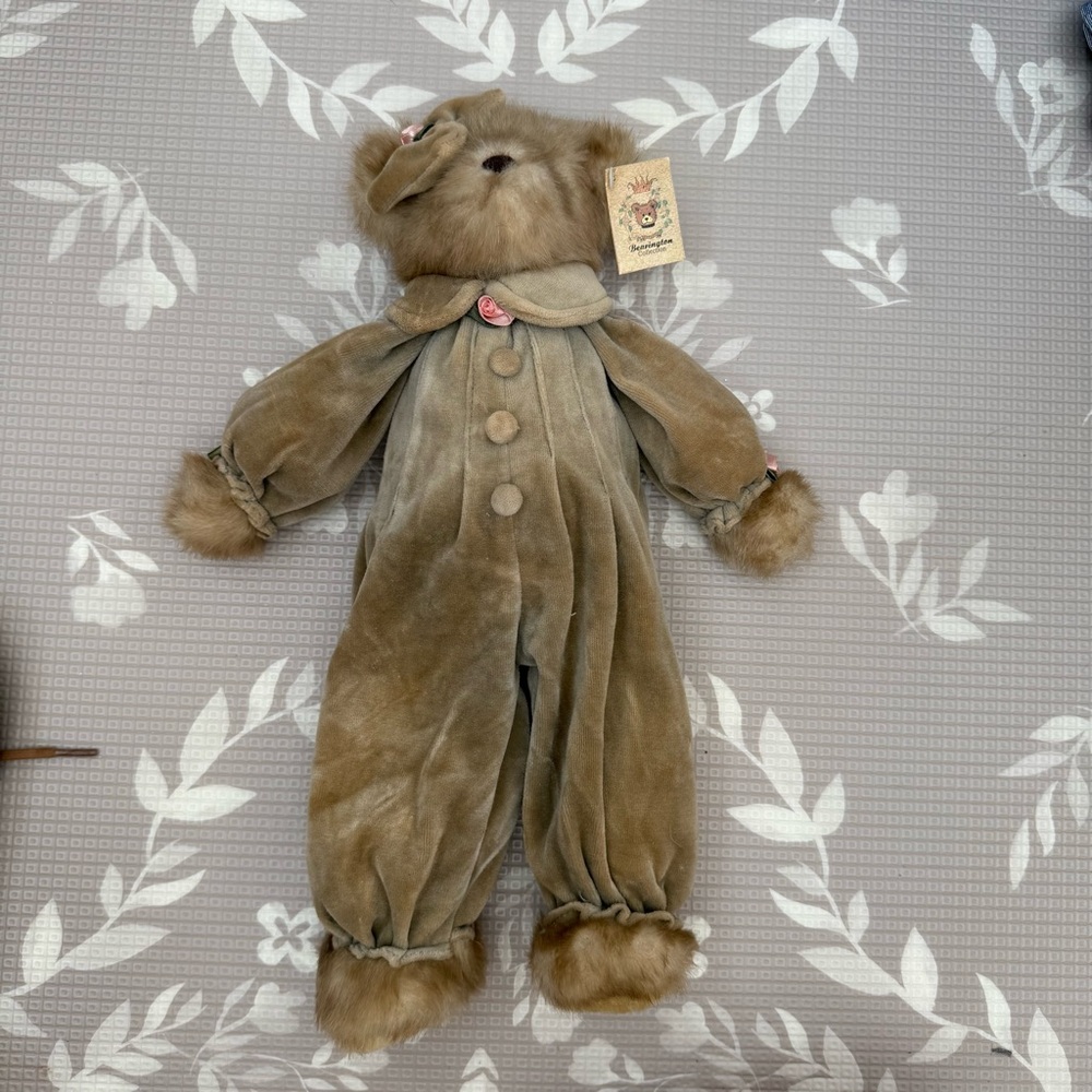 Bearington Collection Plush Teddy Bear Madison With Tag
